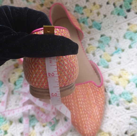 Isaac Mizrahi Women's New York Orange Woven Shoes Size 9 US - Picture 9 of 15